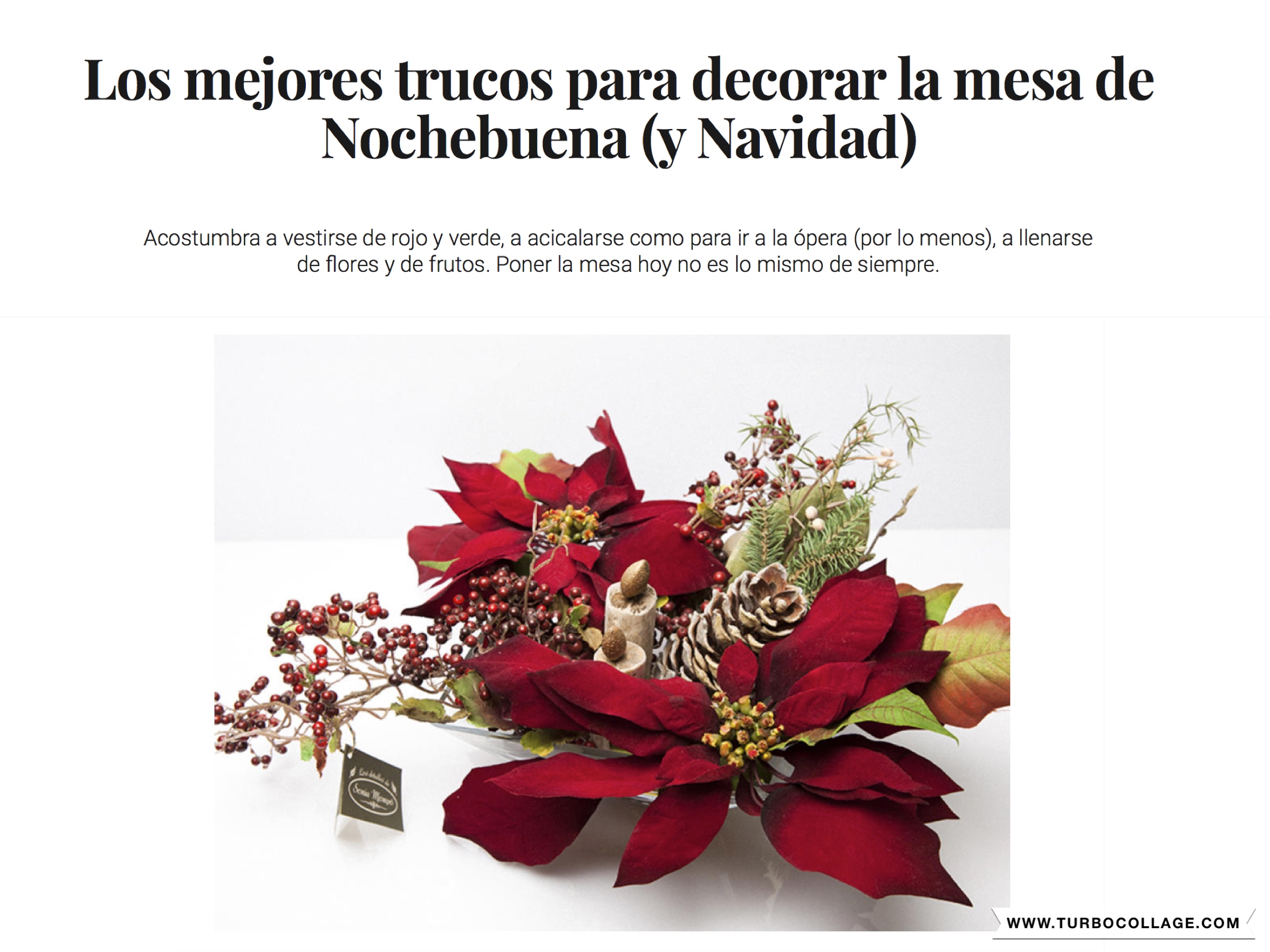 Los mejores trucos para decorar la mesa de Nochebuena (y Navidad) – Los  detalles de Sonia Mompó